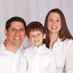 Frank, Stephanie, y Evan Rondon